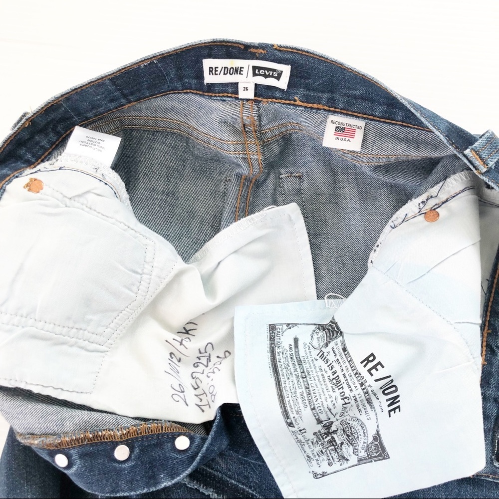RE/DONE Levi’s Denim Mini Skirt, 26 - Picture 6 of 13